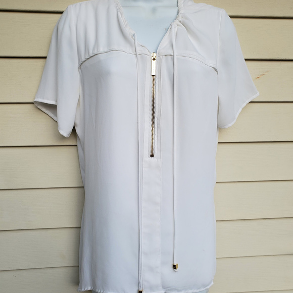 Michael Kors Tops - Michael Kors Pristine White Shirt